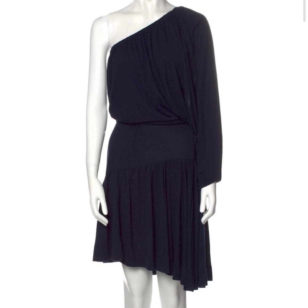 Marc Jacobs one shoulder drapery dress